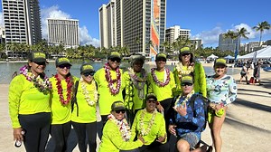Women connect with their Hawaiian culture in ‘Olympics’ of outrigger canoe racing