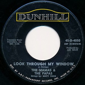 The Mamas & The Papas - Look Through My Window / Once Was A Time I Thought