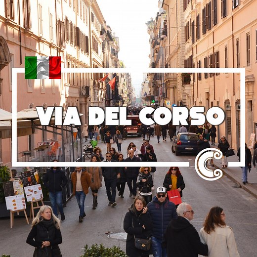 Description: Via del Corso, once a Roman chariot track, now buzzes with life, connecting ancient history with modern Rome. What’s your favorite spot on this iconic street? #RomeAdventures #ViaDelCorso | Italy Art & Architecture