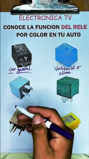 🔥Relay function by color 💯 #relays #sparkplugs #mechanics #automotive #mechanical #mechanic