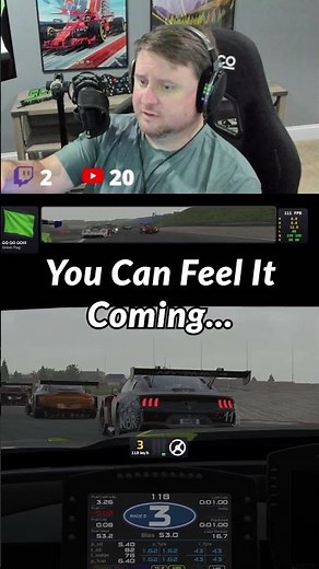 You Can Feel It Coming... #iracing #simracing #racing