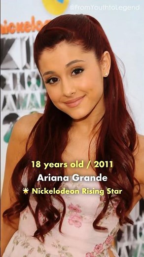 🔥 You Won’t Believe How Much Ariana Grande Changed 😳 #thenandnow #arianagrande