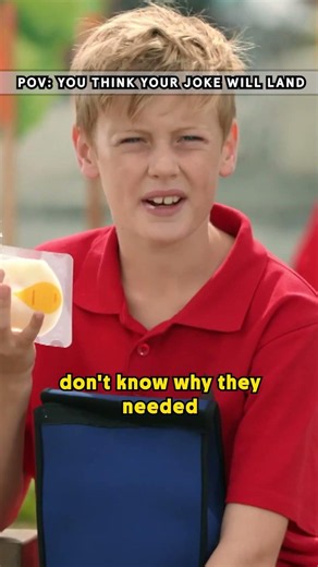 When no one laughs at your joke... 😬 #littlelunch #kidstvshow #shorts