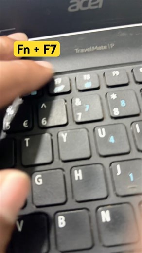 Acer TravelMate G2-M Series Laptop Touchpad Not Working Problem#macnitesh#keyboardtricks#2026short