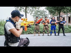 Nerf Guns War : Task Force Of SEAL TEAM Fight One Eye Assassin Of Dangerous Team Criminals