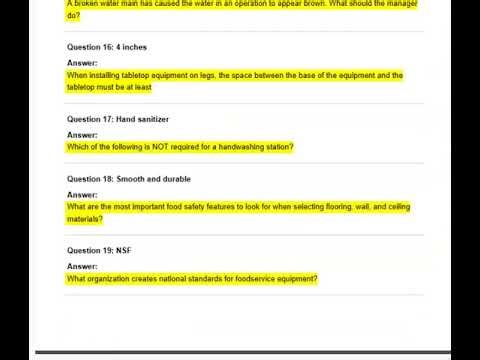 SERVSAFE CHAPTER 11 REVIEW EXAM QUESTIONSActual Qs and Ans - Expert-Verified Explanation