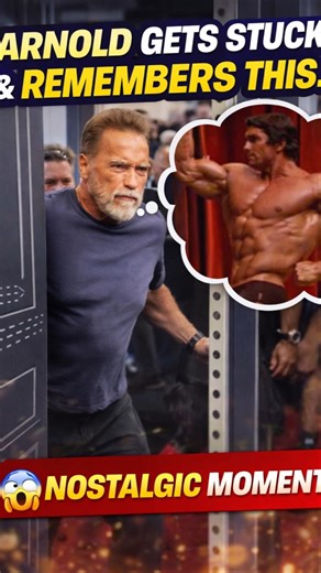 Arnold Schwarzenegger Gets Stuck… Then Remembers His PRIME! 💪🔥 #arnold #bodybuilding #shorts