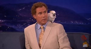 Conan O'Brien learns the hard way to never ask Will Ferrell about his bird