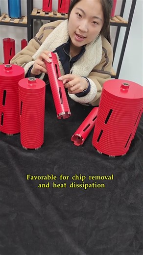 Dry-type core drill bit is suitable for reinforced concrete and can be customized according to deman