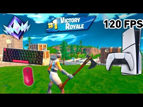 Fortnite Unreal Ranked Reload On PS5 Slim | Keyboard & Mouse Gameplay | 120 FPS | 4K