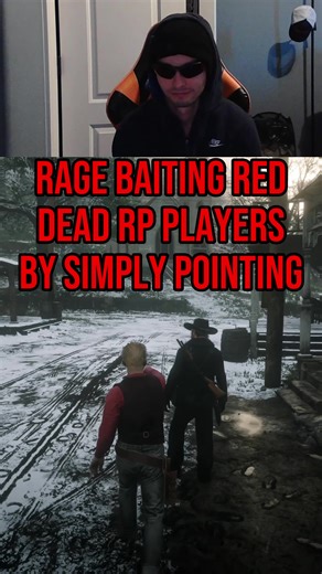 Rage Baiting Red Dead RP Players by Simply Pointing #rdr2 #reddeadredemtion2 #funnymoments Red Dead RP Trolling