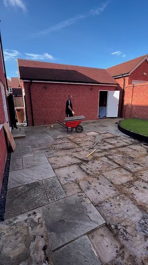 83K views · 743 reactions | FULL GARDEN TRANSFORMATION ⚒️ Artificial Grass, Porcelain Paving, Pergola ✅ | JJ Groundworks | Facebook