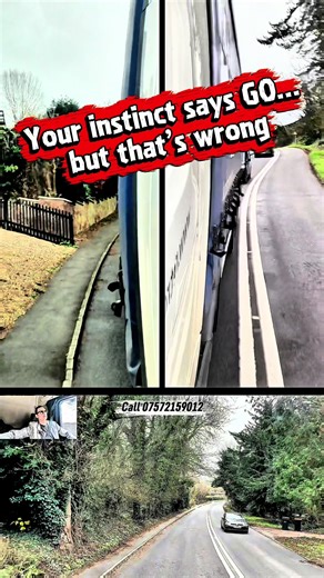 This feeling gets people into trouble 😬 Blind turn. Tight space. Pressure. Most learners speed up to escape — but slowing down is what gives control. Real HGV lesson. Real mistake. Real mindset. 🎥 Full breakdown on YouTube (link in bio) 📞 07572 159012 for training #HGVTest #HGVTraining #TruckTok #DrivingMindset