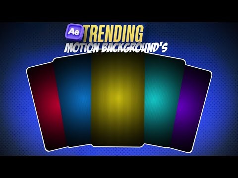 Create Motion Backgrounds in After Effects