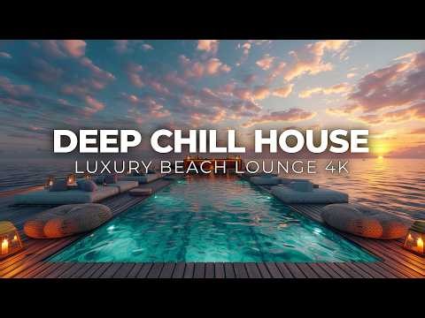 Poolside Golden Hour 2025 🌅 | Deep House Relaxation [4K]