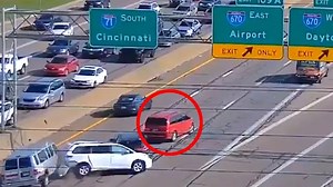 Reckless Ohio driver causes crash after stopping mid-highway for missed exit