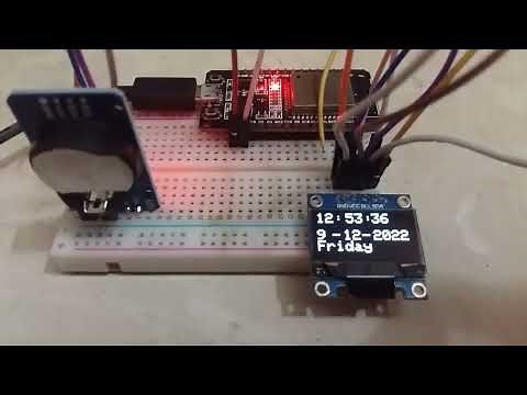 (Demo) ESP32 Real Time Clock RTC with DS3231 Module OLED