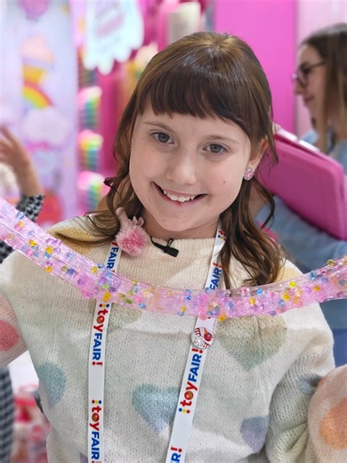 Slime, squishies, charms, and a gacha surprise?! 🫶 We had the BEST time visiting the @Kawaii Slime Company booth at Toy Fair! From making shapes to creating our own ice cream slime, every station was pure fun. Definitely one of our favorite stops of the day! 🍦✨ #toyfair2026 #SlimeFun #kawaiislimecompany