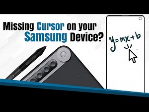 How to Show The Cursor/Pointer in Samsung Devices to use it with Graphics Tablets