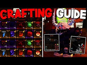 The ULTIMATE CRAFTING GUIDE For THE FORGE! Roblox