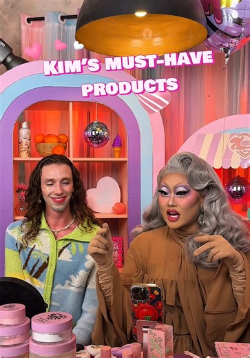 Match with Kim! 💖 Shop her favorite products now - our most affordable prices, exclusively on TikTok Shop 😉 #makeupfavorites #settingpowder #settingspray #blushstick #highlighter