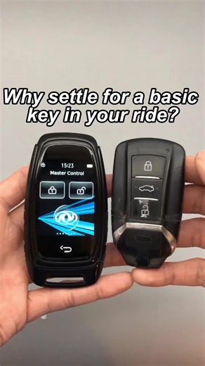 Why settle for a basic key? This smart LCD key keeps your original chip — no car mods needed. Walk up to unlock. Walk away to lock. Comment your car model 👇 #smartkey #carkey #CarMods #AutoTech #LuxuryCars