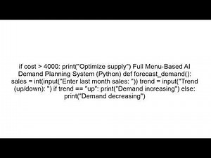 AI in Demand Planning Explained | Smart Forecasting Systems for Beginners
