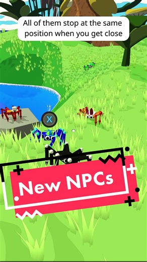 We improved the NPC behavior in our game A Webbing Journey. They can now walk around on their own and will stop if you get close. #indiegames #spidergame #npc #gamedev #AWebbingJourney