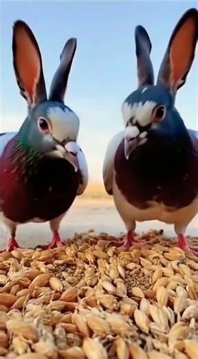 Pigeons! These Rare Birds Look Like Rabbits 😳🕊️🐇”Unbelievable