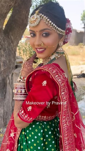 Bride Before and after makeup by makeover by pravina #bridalmakeup #wedding #bridalmakeover #makeup