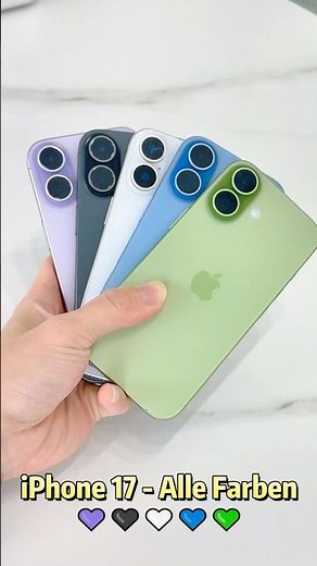 iPhone 17 - Alle Farben im Vergleich | Welche ist die richtige für dich? #iphone17 #apple