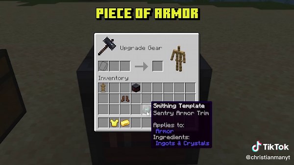 New Armor Customization and Smithing Table Rework in Minecraft Snapshot 23w04a
