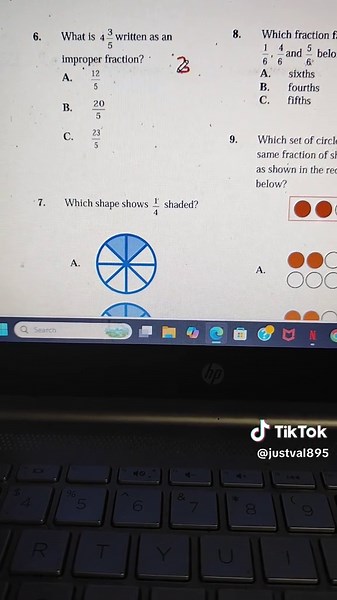 Grade 3 Mathematics Diagnostic Test 2022 Part 1 #15 I should have said 'less' instead of 'more'.