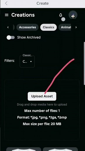 how to upload classic shirts in Roblox