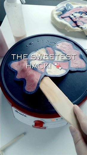 Kids will LOVE this! 🍬 Christmas Candy Pancake Art