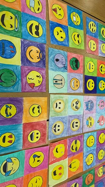 4th Grade Pop Art Emojis: Creative Classroom Project