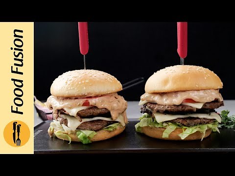 Beef Smash Burger Recipe By Food Fusion