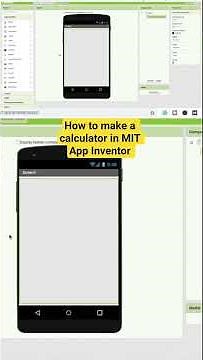 how to make a calculator in MIT App Inventor #shorts #appdevelopment
