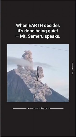 Mt. Semeru Erupts — Pyroclastic Flow Captured in East Java, Indonesia (2026)
