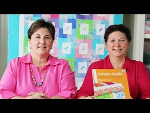 Simple Quilts Easy as 1, 2, 3 Quilt Book by Me & My Sister Designs for That Patchwork Place