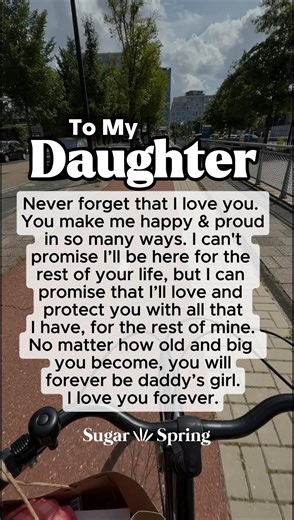 474K views · 7.8K reactions | Every daughter has a spot in her dad’s heart that no one else can fill ❤️ | Sugar Spring | Facebook