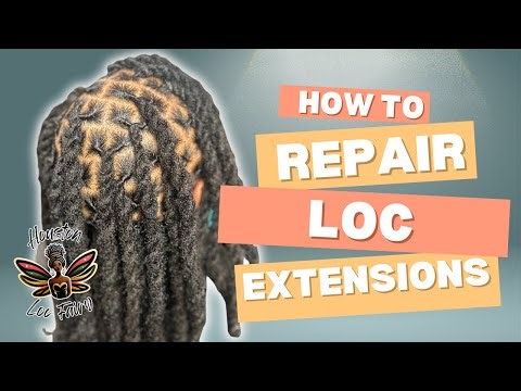 ✨ How to Repair a Loc Extension | Quick & Easy Tutorial by Houston Loc Fairy ✨