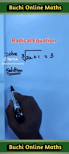 Buchi Online Maths on TikTok