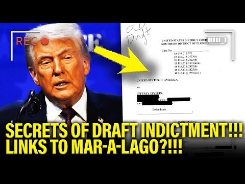 🚨DARK Secrets of DRAFT EPSTEIN INDICTMENT Finally REVEALED!!!
