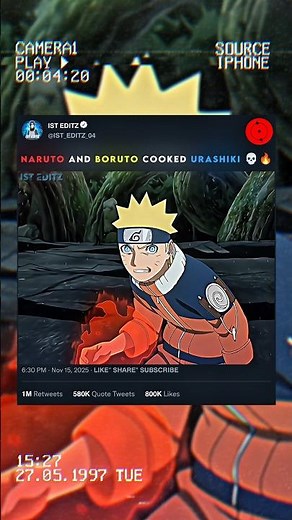 NARUTO AND BORUTO COOKED URASHIKI💀🔥 #naruto #narutoedit #boruto #anime #viralshort #shortvideo