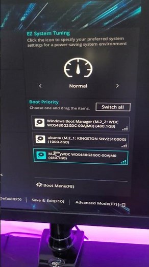 como alterar a ordem de boot da placa mãe asus prime h610m-a
