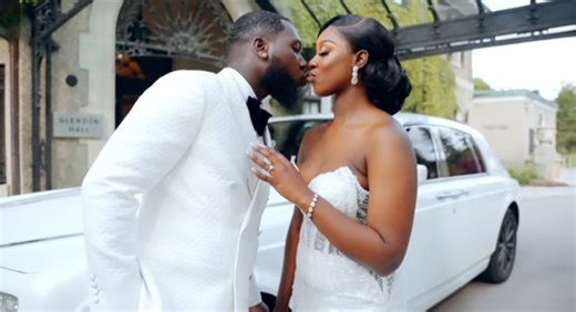 Sandra and Aaron’s White Wedding Was a Burst of Love and Fun