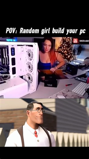 Girls having the first experience building pc #pcbuild #pcgaming #gamingpc #cpu