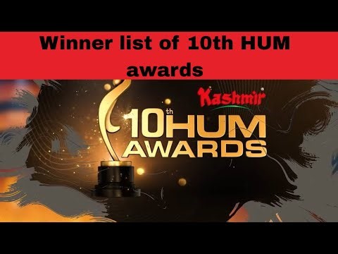 ✨ Glittering Glory: The Ultimate Winners' Roll Call from the 10th Hum Awards 2025! ✨