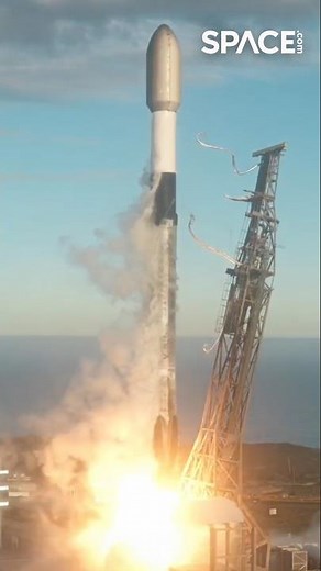 SpaceX launches Starlink satellites 🚀 #spacex #falcon9 #california #space #shorts